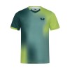 Μπλούζα Πινγκ-Πονγκ Butterfly Toyama Lime/Grey