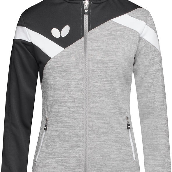 Jacket Γυναικείο Πινγκ-Πονγκ Butterfly Yao Lady Γκρι