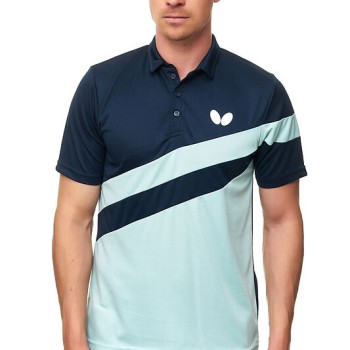 Butterfly Kisa Table Tennis Shirt Ice Blue