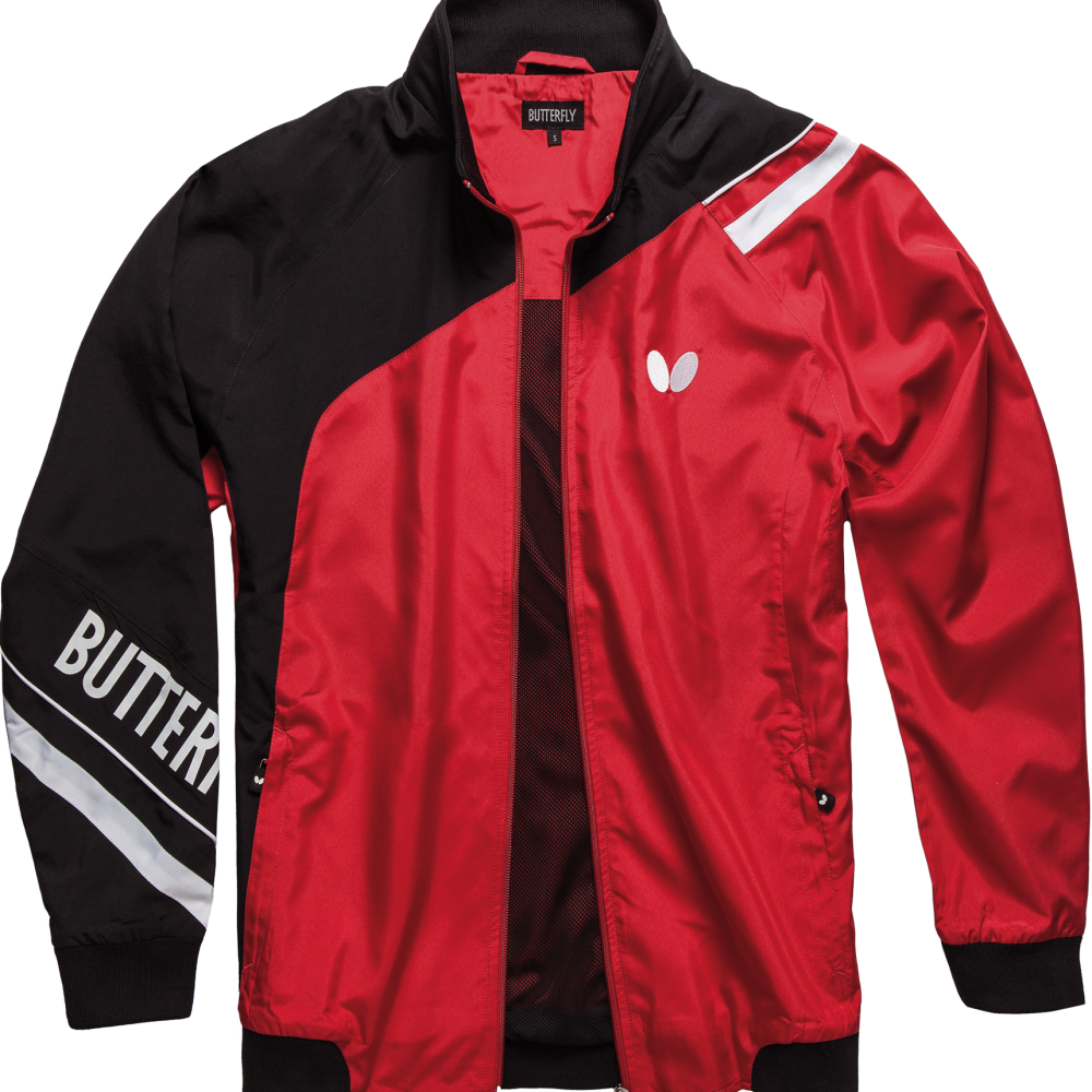 Butterfly Taori Table Tennis Jacket Red