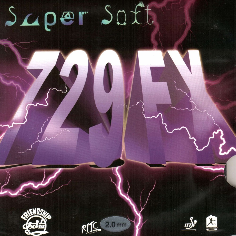 Λάστιχο Πινγκ-Πονγκ Friendship 729 FX Super Soft - black