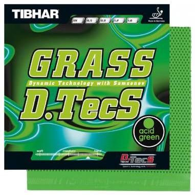 Λάστιχο Πινγκ-Πονγκ Tibhar Grass D.TecS Πράσινο