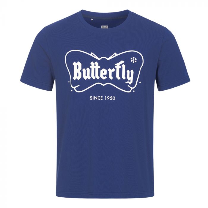 Μπλούζα Πινγκ-Πονγκ Butterfly 70th Anniversary Retro Μπλε
